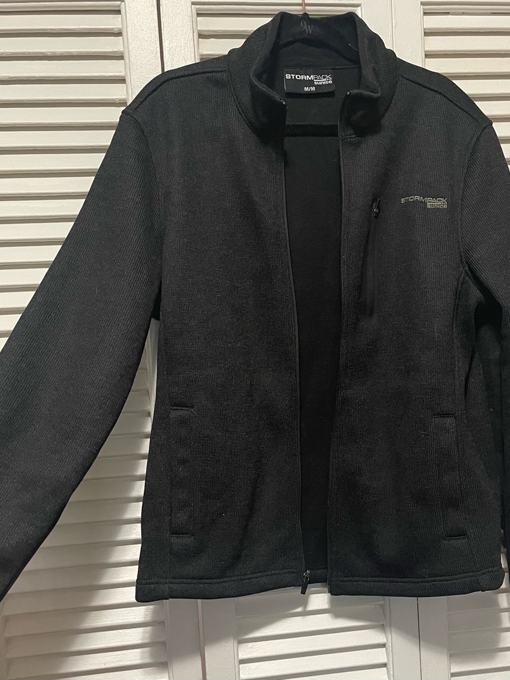 StormPACK Black Men's Lightweight Full-Zip Shirt Jacket